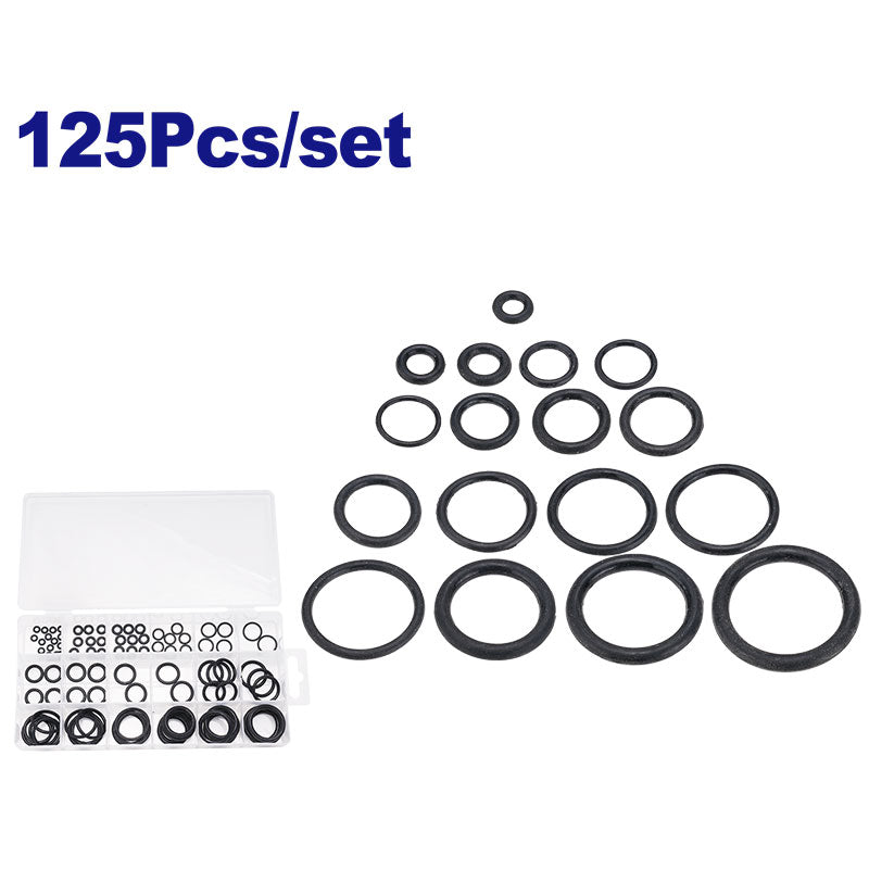 KIT DE O-RINGS 125 PZAS, MATERIAL NBR, SURTIDO DE MEDIDAS, PARA SELLADO EN SISTEMAS HIDRAULICOS Y NEUMATICOS. EMTOP, EMJQ1B01