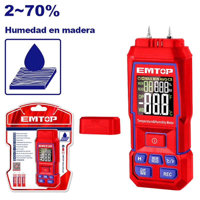 Medidor de humedad EMTOP EMNN35031