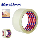 CINTA SUPER TRANSPARENTE PARA EMPAQUE 48 MM X 50 MTS. ADHESIVO DE ALTA RESISTENCIA PARA SELLADO DE CAJAS. EMTOP