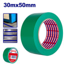 CINTA DE SEGURIDAD VERDE 50 MM X 30 MTS. PARA DEMARCACION Y SEÑALIZACION. EMTOP