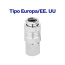 ACOPLE RAPIDO PARA COMPRESOR DE AIRE, ROSCA HEMBRA DE 1/4. MARCA EMTOP