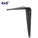 MENSULA PARA REPISA 4 X 5 PLG. ACABADO NEGRO, SOPORTA HASTA 15 KG CADA PAR. EMTOP