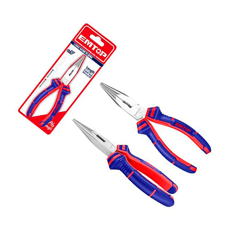 Alicate de punta larga profesional de 6 plgs, eplrl0611, Emtop, EPLRL0611