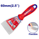 ESPATULA DE 60 MM, 2.5 PULG. DE ACERO INOXIDABLE. EMTOP