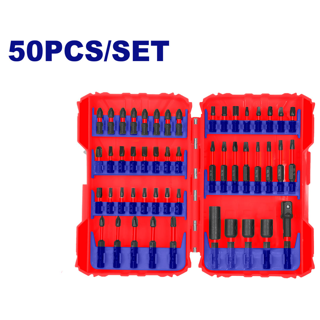 Juego de puntas de impacto de 50 piezas, Emtop, ESBT05001
