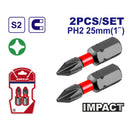 PUNTA PHILLIPS MAGNETICA DE IMPACTO No.2, 1 PULGADAS DE LARGO. MARCA EMTOP, ESBTM5PH225