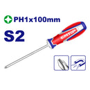 DESARMADOR PHILLIPS PUNTA MAGNETICA PH1 4 PULGADAS DE LARGO. EMTOP, ESDPH1100