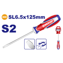 DESARMADOR PUNTA MAGNETICA PLANA 6.5 MM 4 PULGADAS DE LARGO. EMTOP