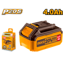 Batería de lithium de 4.0 amperios de 20 Voltios en marca INGCO, FBLI20021