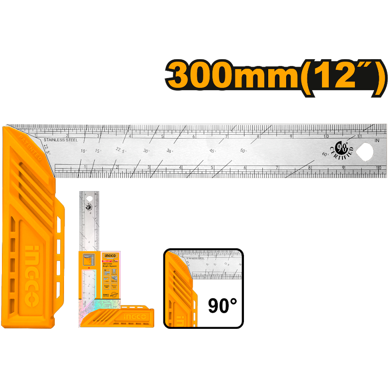 Escuadra de 12" en marca INGCO, HAS123002