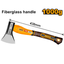 Hacha de 1,000 gramos con mango ergonómico en marca INGCO, HAX0811000