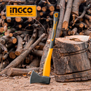 Hacha de 1,250 gramos con mango ergonómico/ fibra de vidrio en marca INGCO, HAX0811250