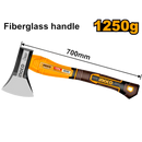 Hacha de 1,250 gramos con mango ergonómico/ fibra de vidrio en marca INGCO, HAX0811250