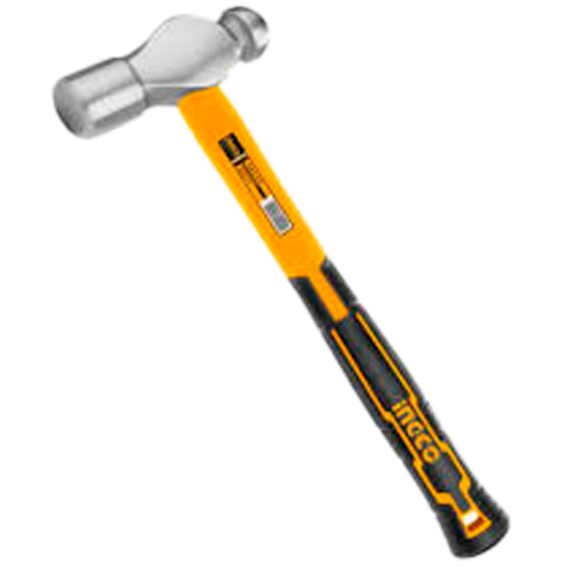 Martillo de bola de 16 onzas, con rebrimiento para mejor agarre, en marca INGCO, HBPHS8016