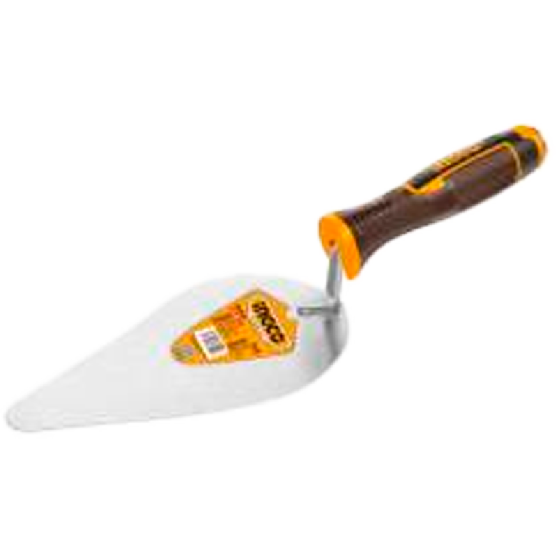 Cuchara para albañil de 6" con mango ergonómico en marca INGCO, HBT618