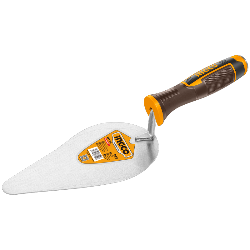Cuchara para albañil de 8" con mango ergonómico en marca INGCO,  HBT818