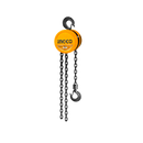 Polipasto de 3 toneladas con 3 metros de cadena, en marca INGCO, HCBK0103
