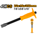 Cincel manual plano de 22MM en marca INGCO, HCCL082210