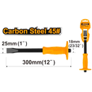 Cincel manual plano de 24MM en marca INGCO, HCCL082412