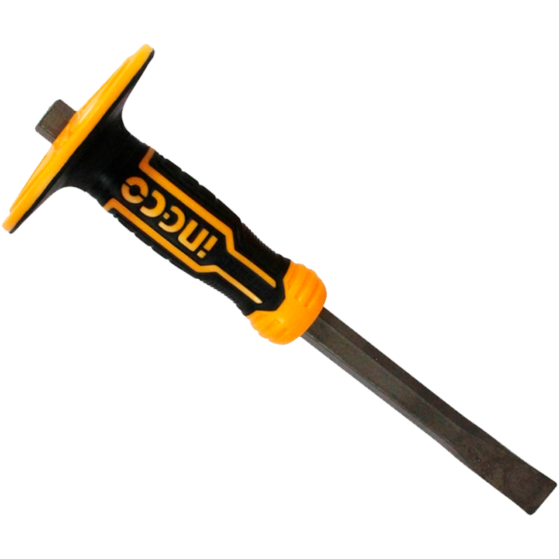 Cincel manual plano de 19MM con mango ergonomico, en marca INGCO, HCCL851916