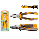 Alicate para electricista de 7"en marca INGCO, HCP08188