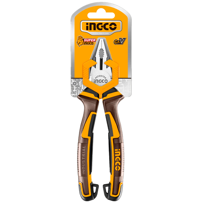 Alicate para electricista de 8" en marca INGCO, HCP28208
