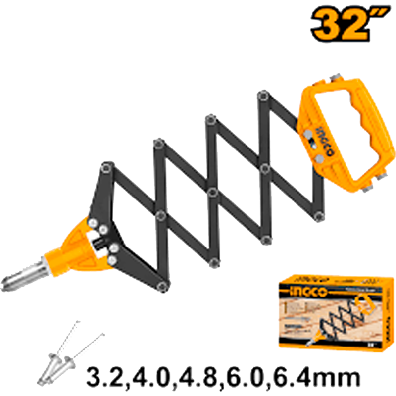 Remachadora tipo acordeón de 32"en marca INGCO, HFOR321