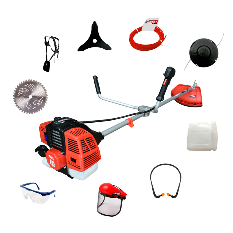 Chapeadora desbrozadora a gasolina de 2 tiempos, 2.5 Hp en marca SWEDISH HUSKY, HKD52K