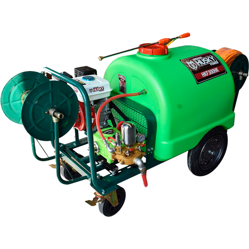 Fumigadora de parihuela a gasolina, 6.5 hp, 4 tiempos en marca, SWEDISH HUSKY, HKF300HK