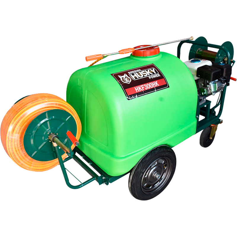 Fumigadora de parihuela a gasolina, 6.5 hp, 4 tiempos en marca, SWEDISH HUSKY, HKF300HK