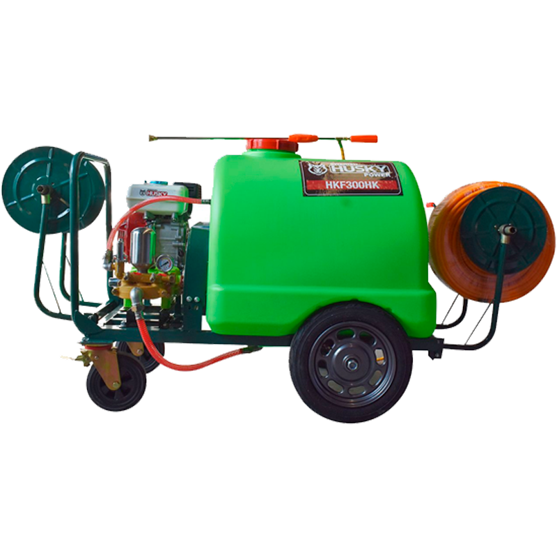 Fumigadora de parihuela a gasolina, 6.5 hp, 4 tiempos en marca, SWEDISH HUSKY, HKF300HK