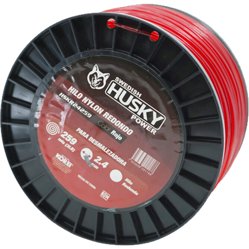 Hilo para chapeadora de 2.4mm en marca SWEDISH HUSKY, HSKR24259
