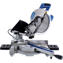 Sierra ingleteadora telescópica de 10 pulgadas con guía laser en marca HYUMAX, HXMS15L