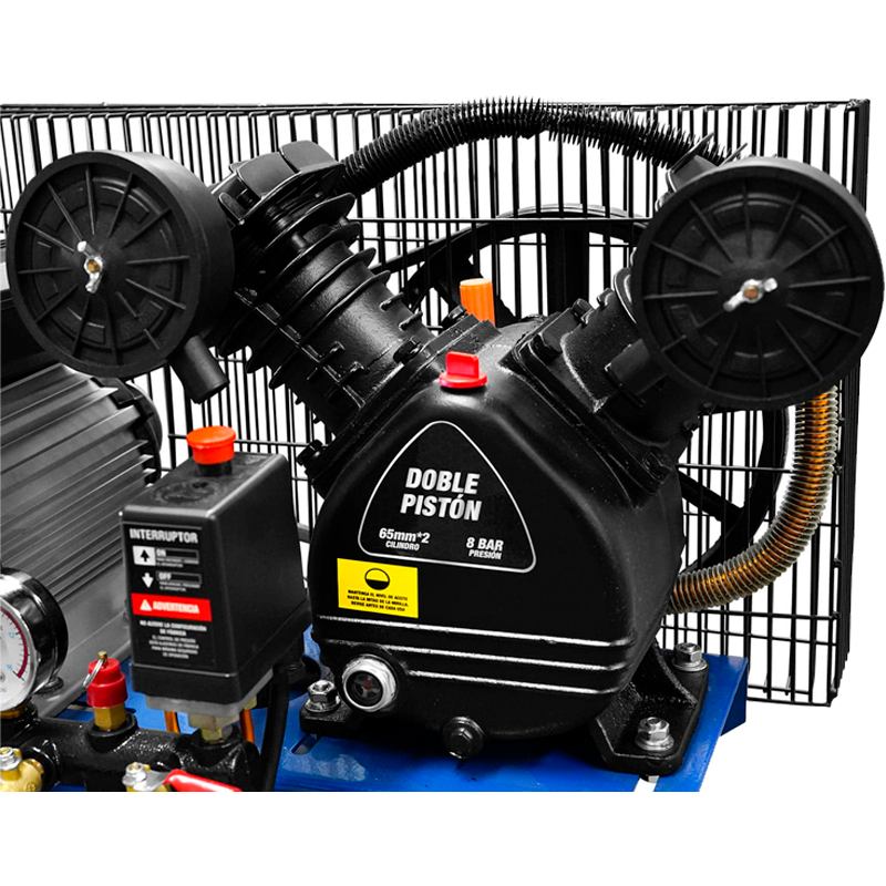 Compresor de 120 litros, 3HP, en marca HYUNDAI, HYAC120V