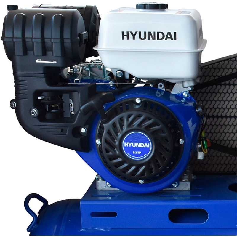 COMPRESOR DE GASOLINA DE 200 LITROS, 9.3 HP, 115 PSI MAX, HYUNDAI, HYAC209G