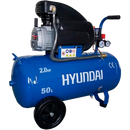 Compresor de 50 litros, 2Hp, en marca HYUNDAI, HYAC50DK