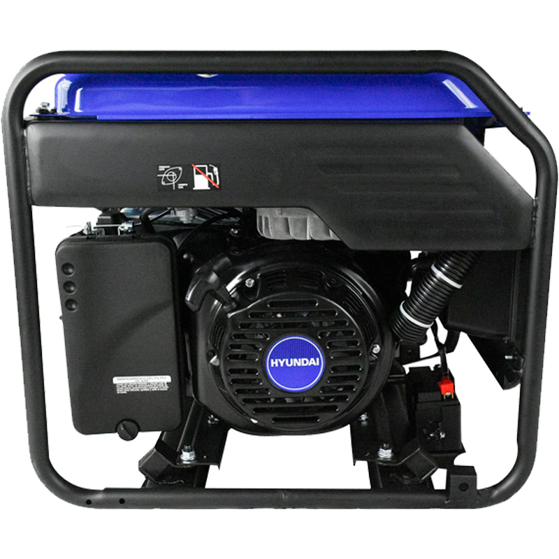Generador sin ruidos altos inverter a gasolina de 15 Hp 8750 Watts en marca HYUNDAI, HYE8800I