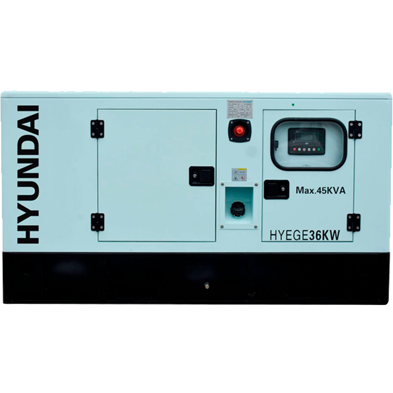 Generador estacionario 60 Hp 39600 vatios en marca HYUNDAI, HYEGE36KW