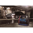 Arrancador de autos con compresor 12 voltios Corriente pico 1250 amperios en marca HYUNDAI, HYJS-1250