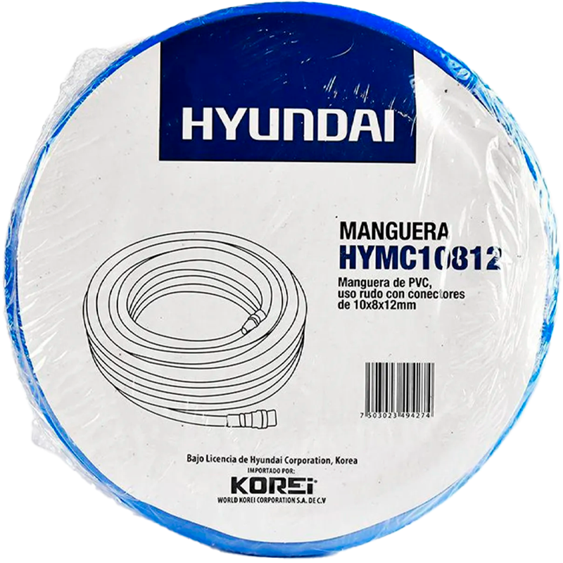 Manguera para compresor uso rudo de 10 metros en marca HYUNDAI, HYMC10812