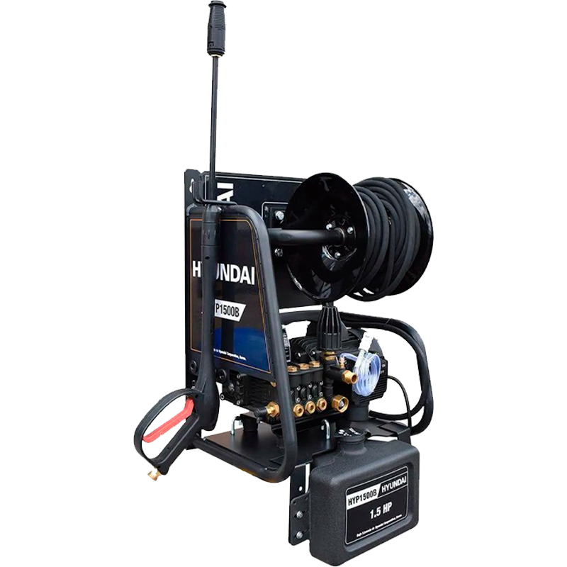 Hidrolavadora eléctrica, 1500psi con base en marca HYUNDAI, HYP1500B