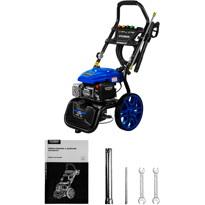 Hidrolavadora a gasolina, 2700 Psi, 4.5 Hp en marca HYUNDAI, HYP2850XT