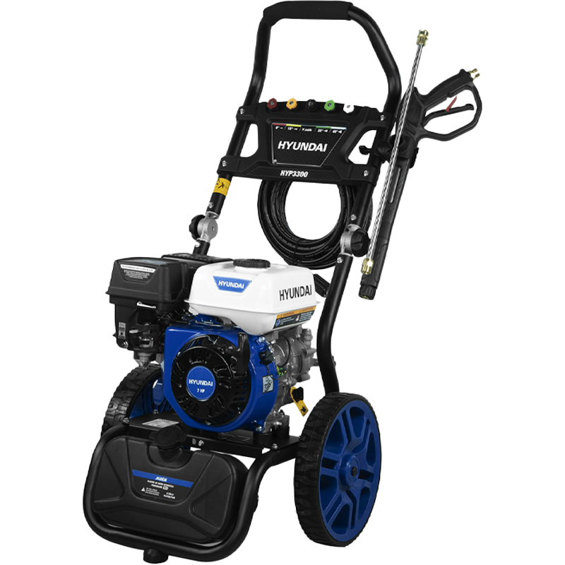 Hidrolavadora a gasolina, 3200 Psi, 7 Hp en marca HYUNDAI, HYP3300