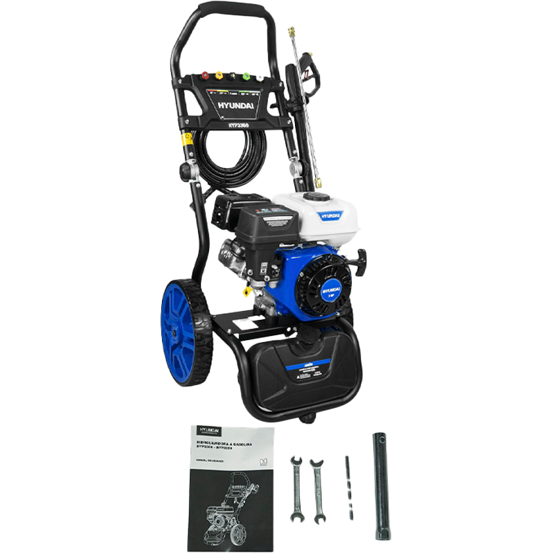 Hidrolavadora a gasolina, 3200 Psi, 7 Hp en marca HYUNDAI, HYP3300