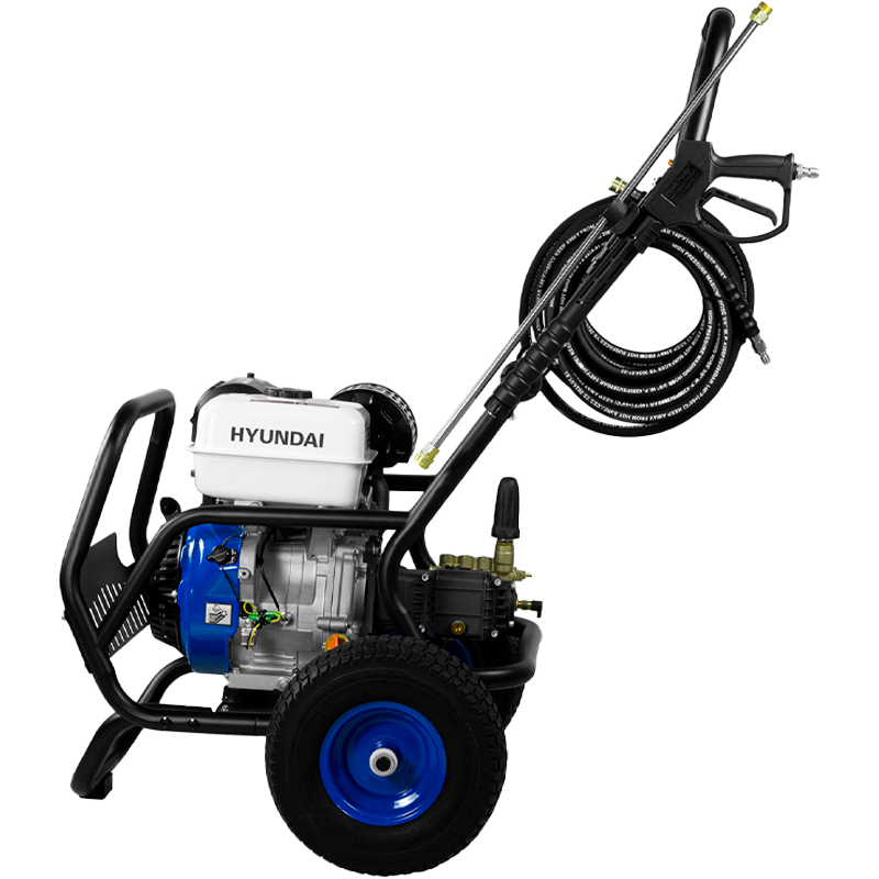 Hidrolavadora a gasolina 4200 Psi, 15 Hp, en marca HYUNDAI, HYP4300XT