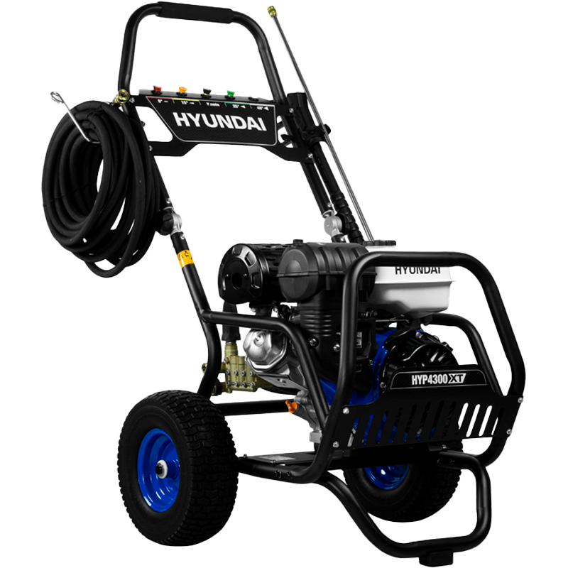 Hidrolavadora a gasolina 4200 Psi, 15 Hp, en marca HYUNDAI, HYP4300XT