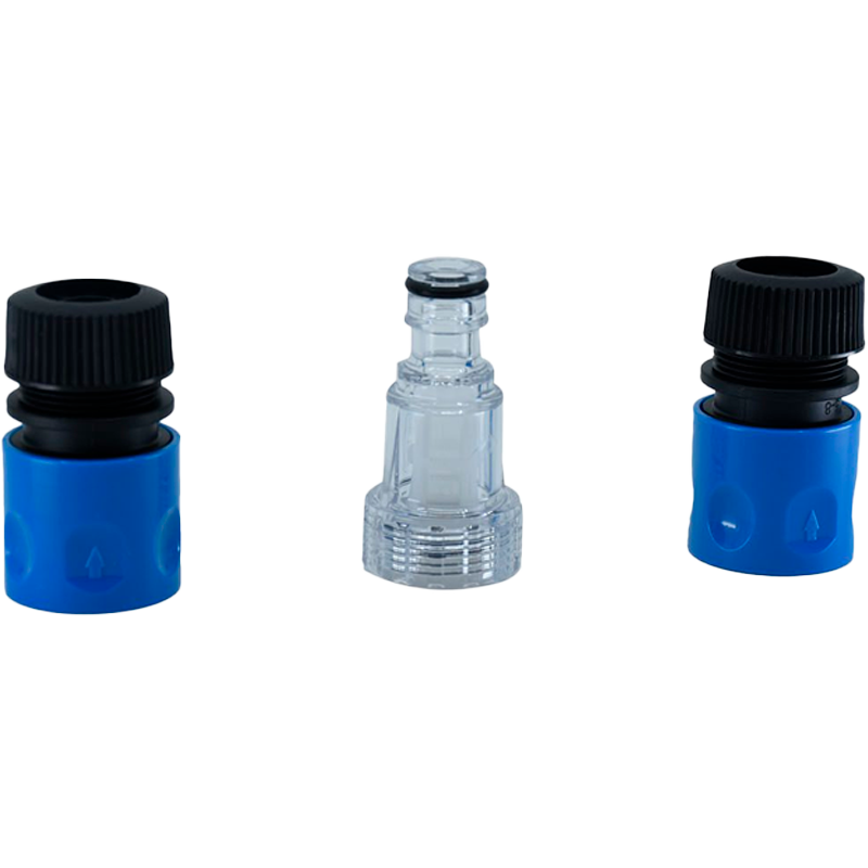 Juego de conectores rápido 1/2″ con filtro para hidrolavadora en marca HYUNDAI, HYPCR3