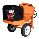 CONCRETERA DE 1 SACO, 9 HP, 255 LTS, 28-32 RPM, 455 LBS, 4 TIEMPOS, HUSKY, MHKMM1S+RLM900