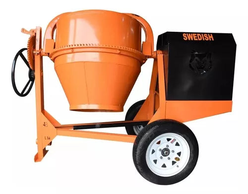 CONCRETERA DE 1 SACO, 9 HP, 255 LTS, 28-32 RPM, 455 LBS, 4 TIEMPOS, HUSKY, MHKMM1S+RLM900