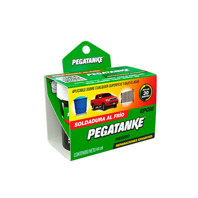 PEGAMENTO EPOXICO NEGRO, 44 ML, PARA REPARACIONES EXIGENTES EN LA INDUSTRIA, PEGA BAJO AGUA. PEGATANKE, PVPT074